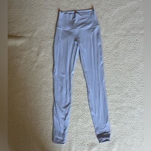 Lululemon align leggings , size 4 , color light blue